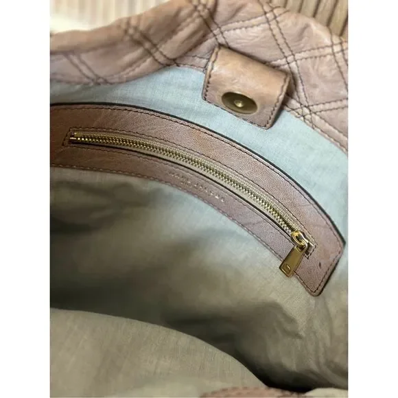 Marc Jacobs Casey Large Quilted Tote Brown - Picture 7 of 7